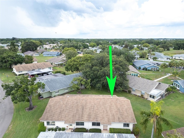 birds eye view of property featuring a residential view