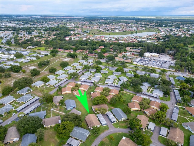 birds eye view of property featuring a residential view