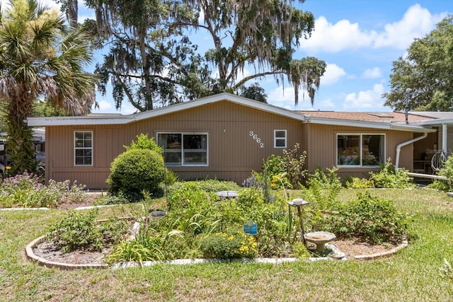 view of rear view of property