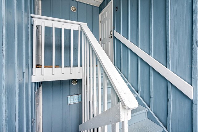 view of staircase