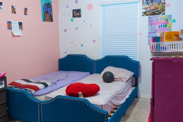 bedroom featuring carpet floors