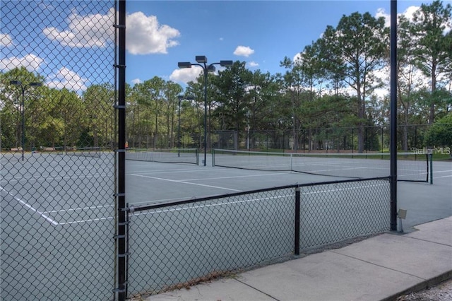 view of sport court