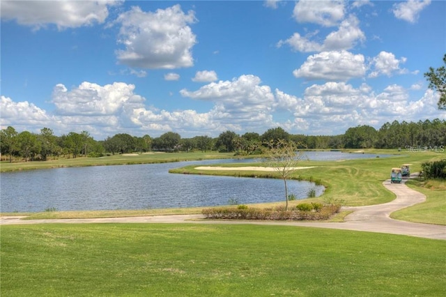 property view of water