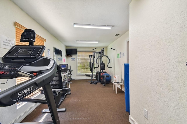 view of exercise room