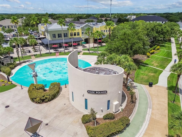 view of pool