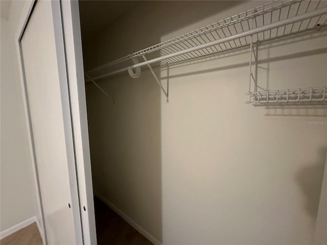 view of closet