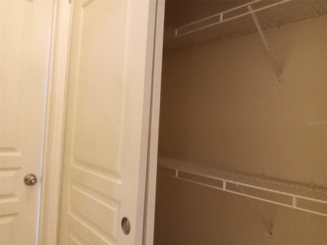 view of closet