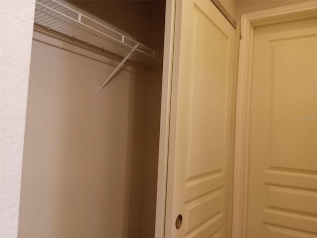 view of closet