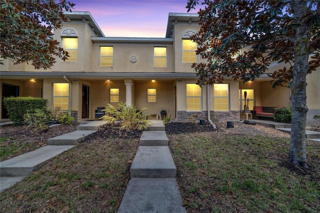 view of townhome / multi-family property