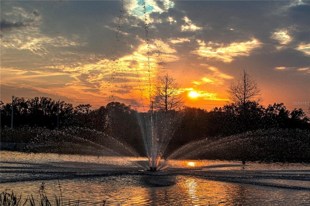 view of water feature