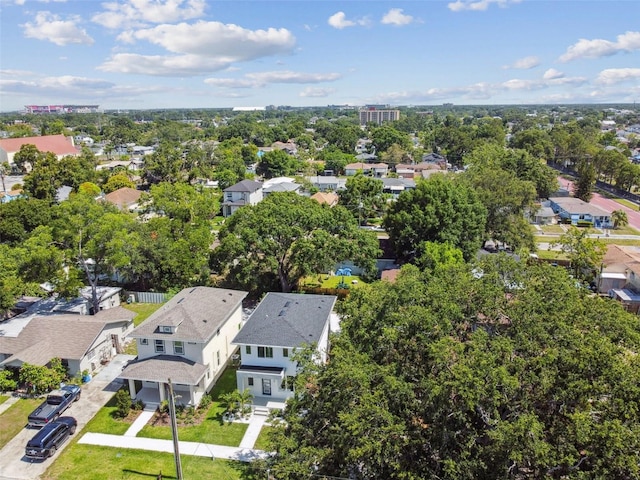 2909 W Spruce St, Tampa, FL 33607 - aerial perspective of suburban area with a tree filled landscape