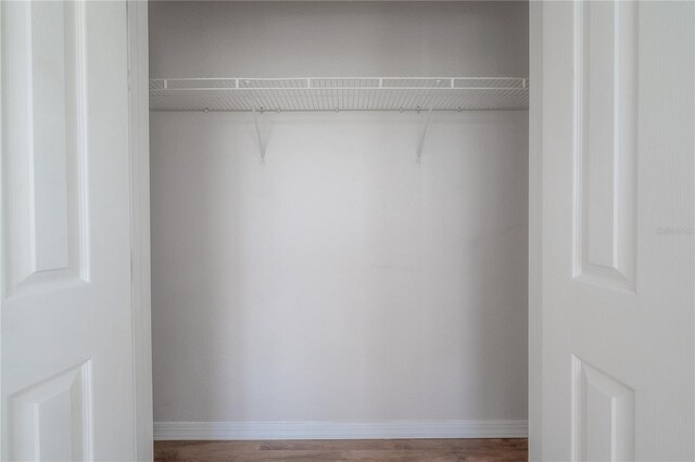 view of closet