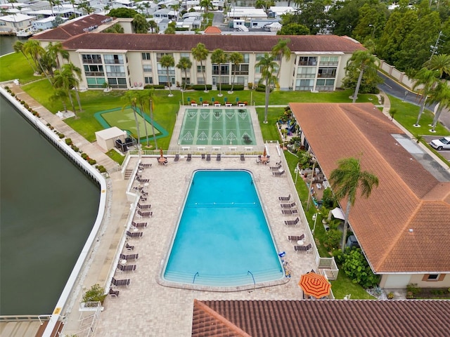 view of pool