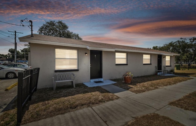 view of ranch-style house