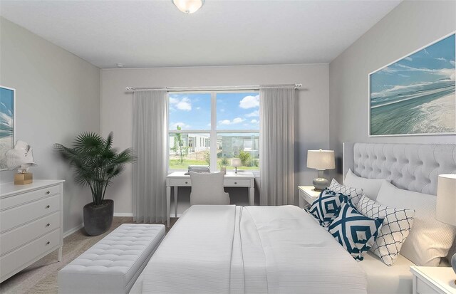 8322 SW 52nd Lane Rd, Ocala, FL 34481 - bedroom featuring baseboards and light colored carpet