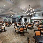 8322 SW 52nd Lane Rd, Ocala, FL 34481 - dining space featuring coffered ceiling, beam ceiling, and a notable chandelier