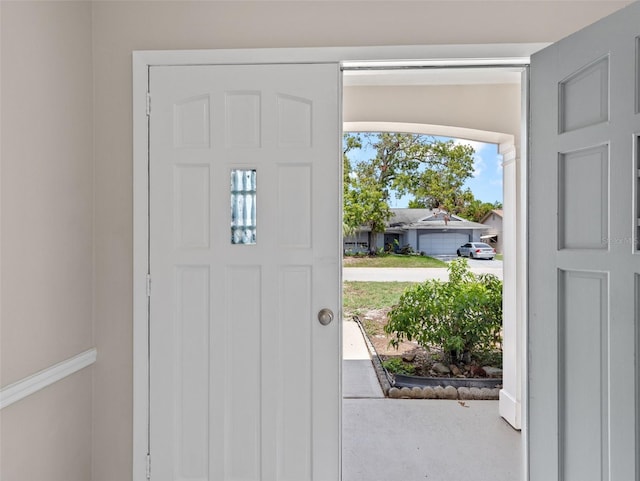 entryway with a healthy amount of sunlight