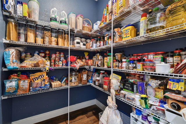 view of pantry