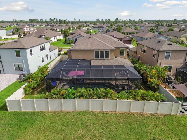 birds eye view of property featuring a residential view