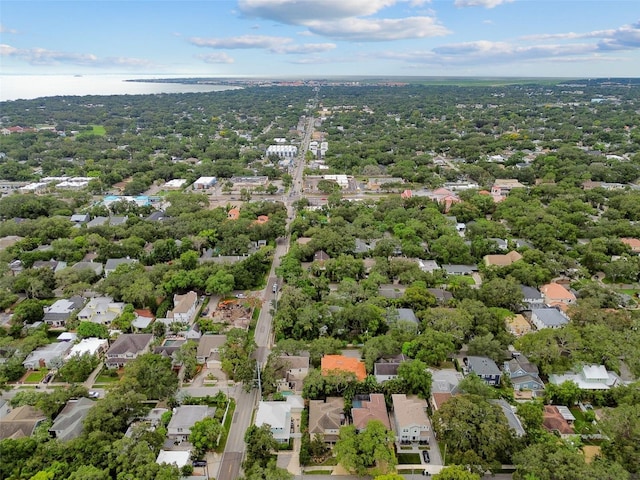 aerial view featuring a residential view