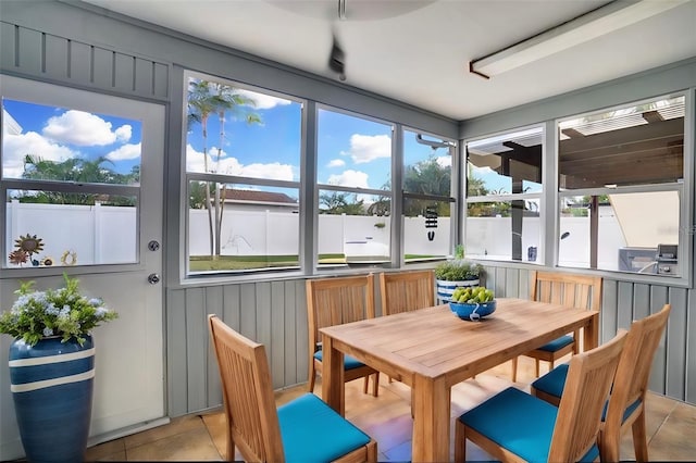 sunroom / solarium featuring plenty of natural light