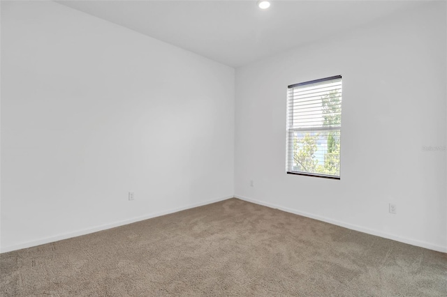 empty room featuring carpet flooring