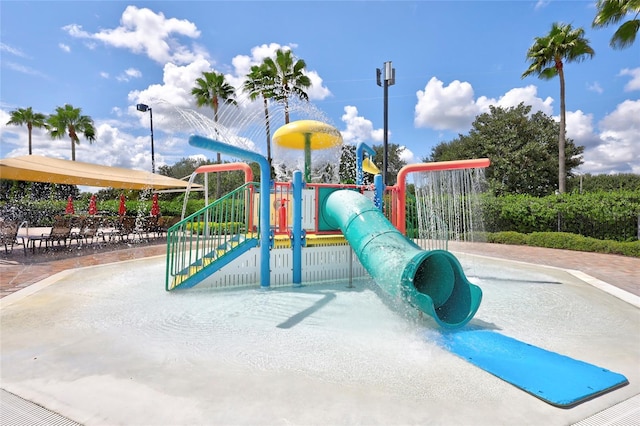 view of jungle gym