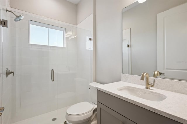 10426 Longmeadow Ave, Parrish, FL 34219 - full bath with vanity, a shower stall, and toilet
