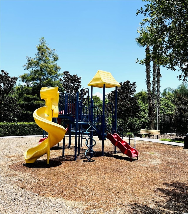 view of play area