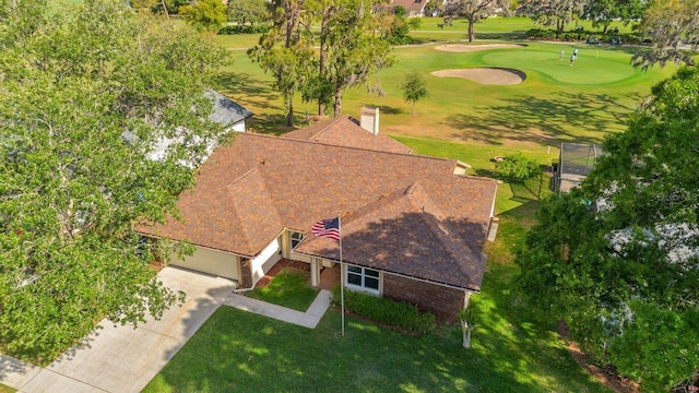 2618 Crestfield Dr, Valrico, FL 33596 - aerial view of property and surrounding area with a golf course