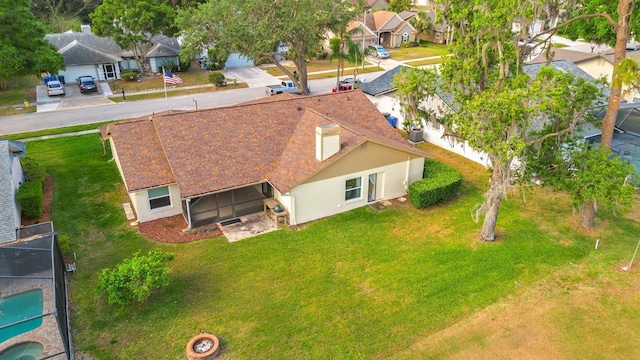 2618 Crestfield Dr, Valrico, FL 33596 - aerial perspective of suburban area