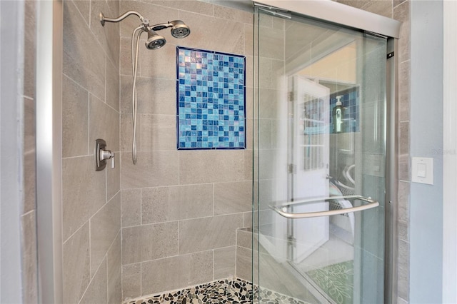 19300 Lonesome Pine Dr, Land O Lakes, FL 34638 - bathroom with a stall shower