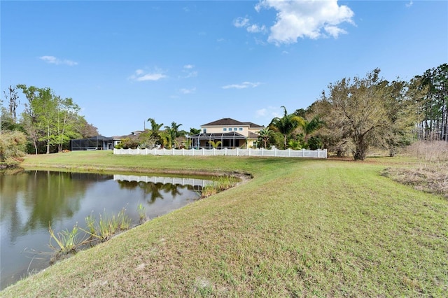 19300 Lonesome Pine Dr, Land O Lakes, FL 34638 - view of water feature featuring fence