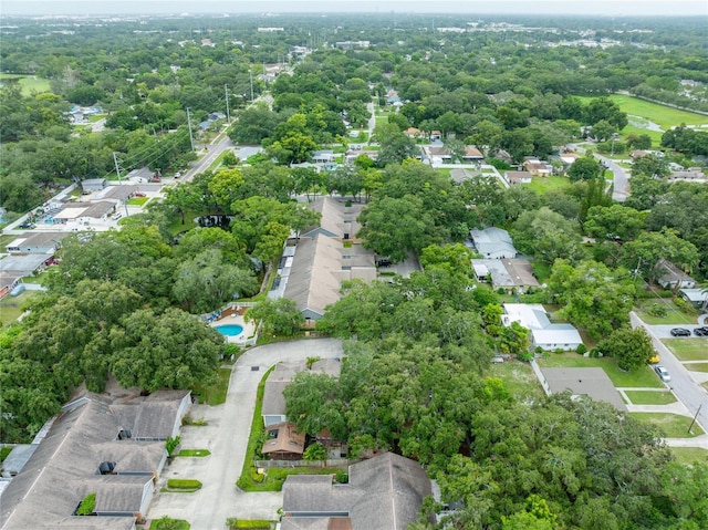 birds eye view of property featuring a residential view