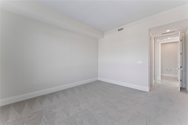 2910 W Barcelona St Unit 903, Tampa, FL 33629 - empty room with baseboards, visible vents, carpet floors, and recessed lighting