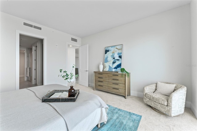 2910 W Barcelona St Unit 903, Tampa, FL 33629 - bedroom featuring baseboards, visible vents, and light colored carpet