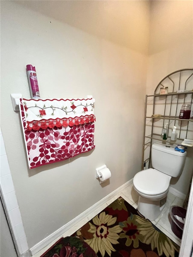 35226 Janine Dr, Zephyrhills, FL 33541 - bathroom with toilet and baseboards