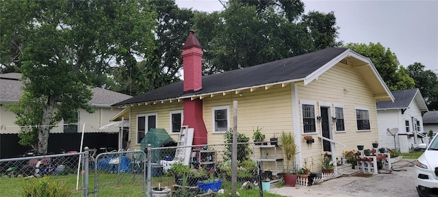 view of back of property