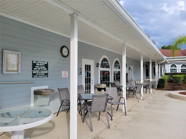 view of patio