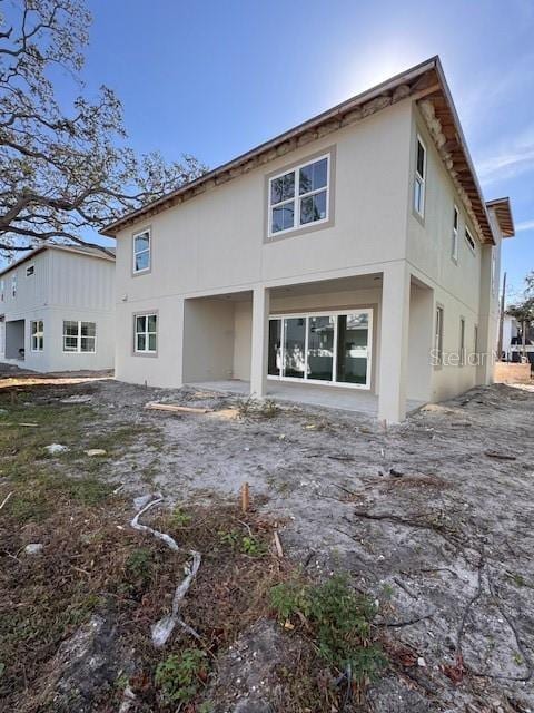 view of rear view of property