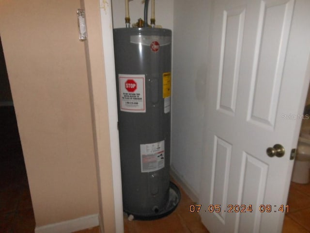 utilities featuring electric water heater