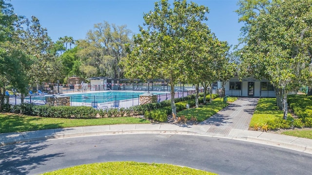 view of swimming pool