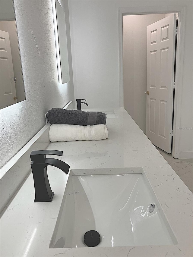 5308 Cedarshake Ln, Valrico, FL 33596 - living room with a textured wall and marble finish floor