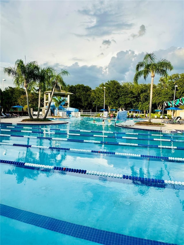 view of pool