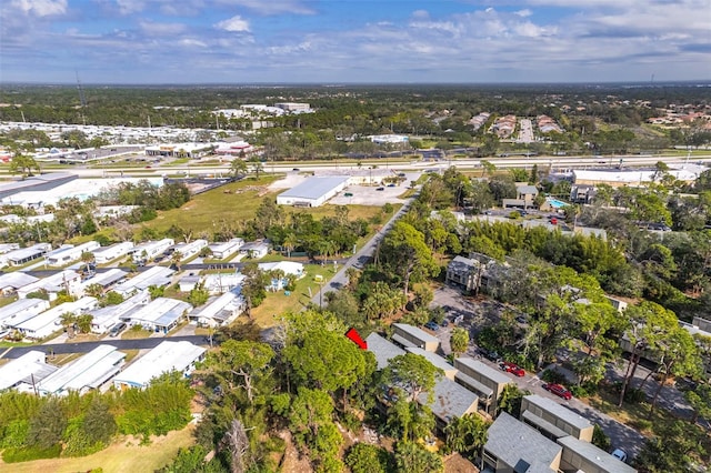 aerial view featuring a residential view