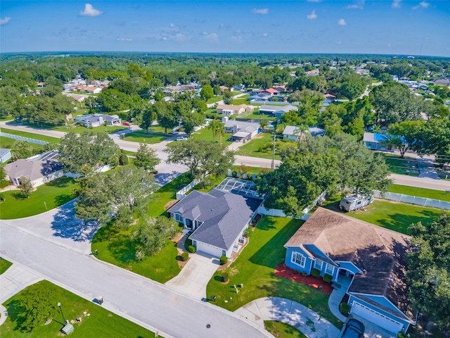 drone / aerial view featuring a residential view