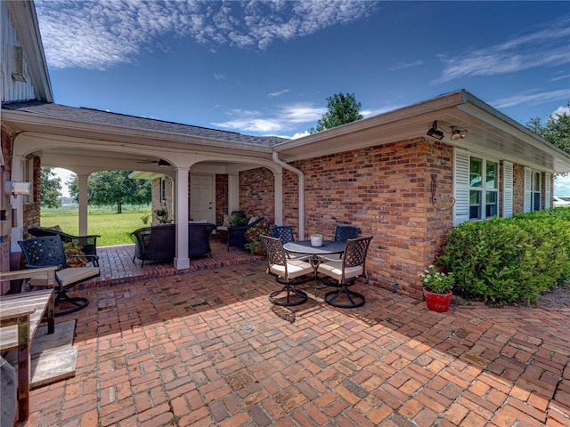 view of patio