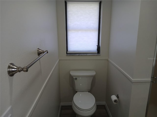 bathroom featuring toilet