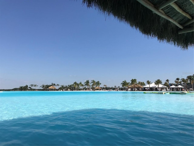 view of water feature