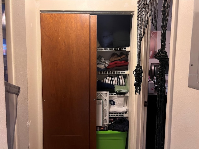 view of closet